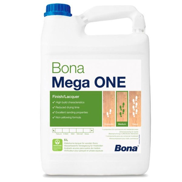 Bona Mega One полумат. лак, не желтеет (5л.)