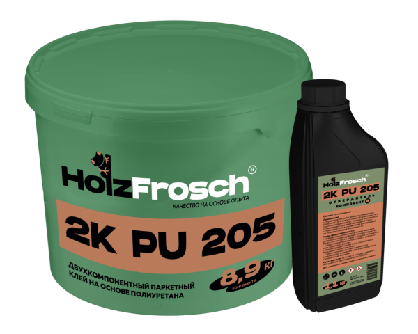 HolzFrosch 2K PU 205 паркетный клей (10кг)